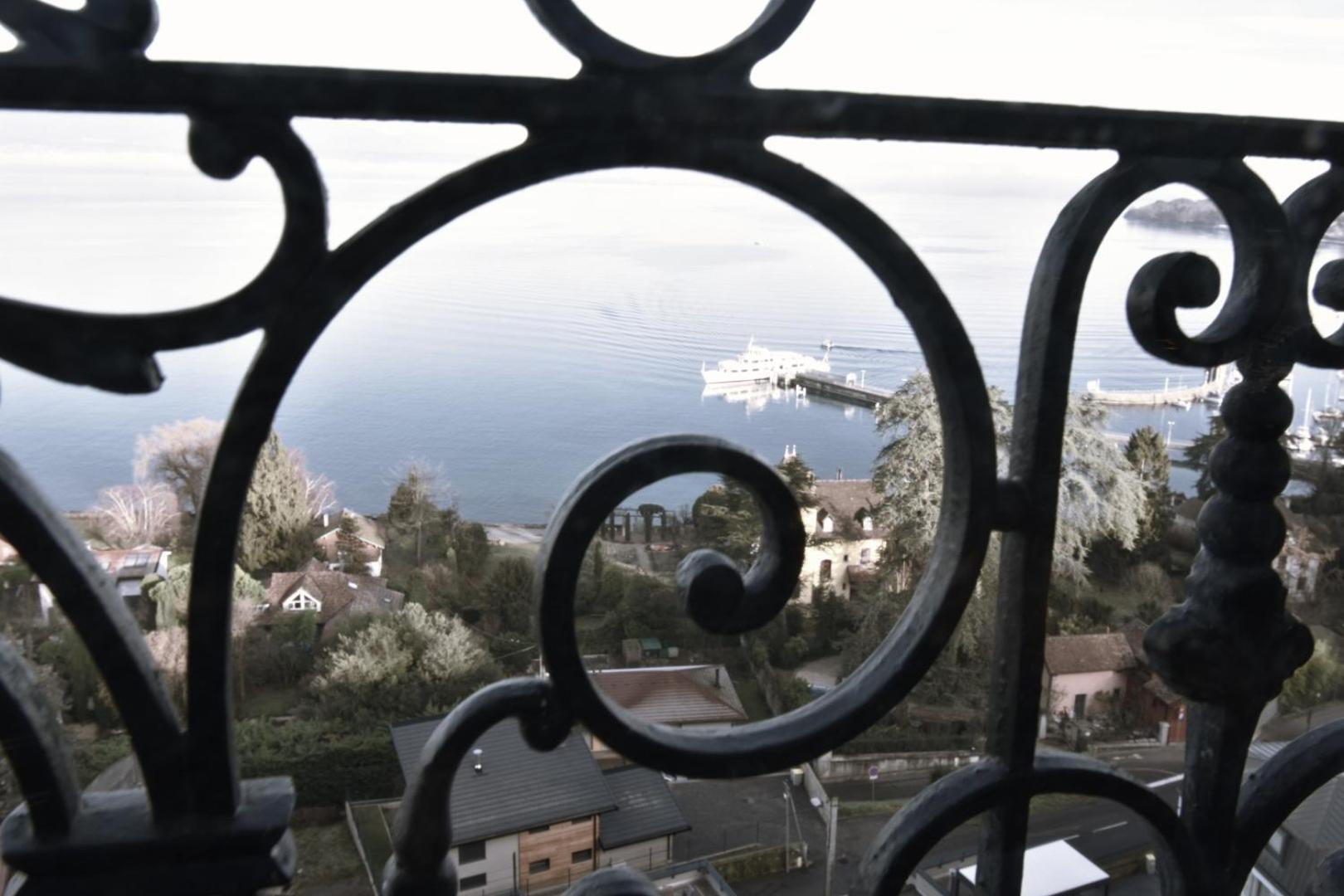 Appartement Avec Vue 180 Sur Le Lac Leman Thonon-les-Bains Exteriör bild
