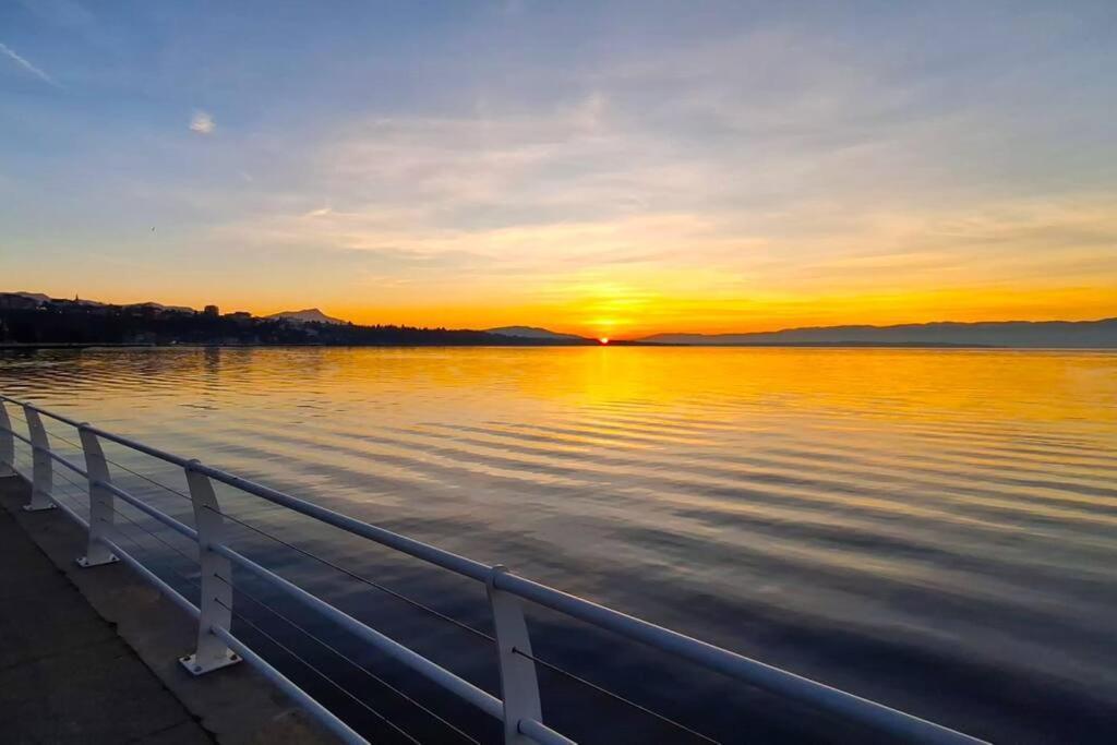 Appartement Avec Vue 180 Sur Le Lac Leman Thonon-les-Bains Exteriör bild