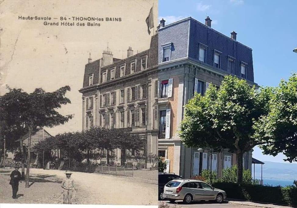 Appartement Avec Vue 180 Sur Le Lac Leman Thonon-les-Bains Exteriör bild